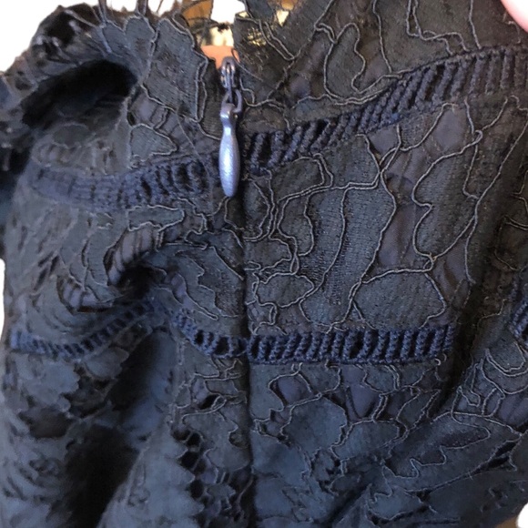 Navy Blue Lace Full Body Romper size Small - Picture 9 of 9